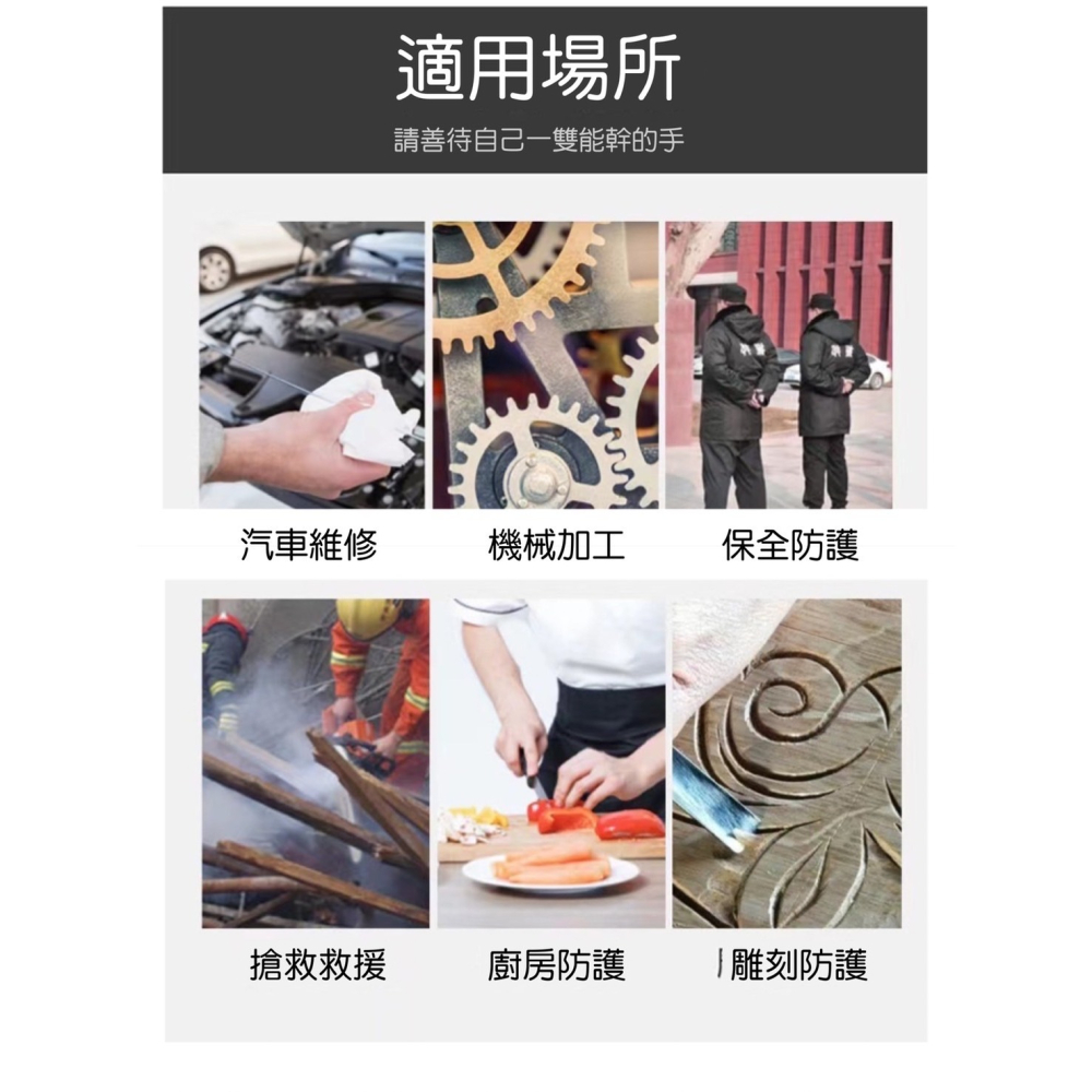 【TW現貨🔥5級防割(一雙)】防割手套 防切手套 指套 歐盟CE認證 HPPE材質 止滑耐磨 玻璃 食品 防切割手套-細節圖8