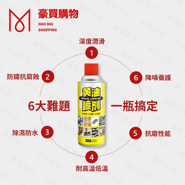 【TW現貨🔥】黃油潤滑劑 防鏽油 潤滑油 螺絲潤滑 除銹 耐高溫 黃油 噴霧 五金 工具 機械黃油 牛油 機械保養油-細節圖9