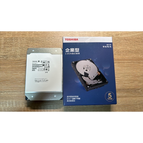 Toshiba 企業碟 (MG10ACA20TE) 20TB 7200轉 內接3.5吋硬碟HDD