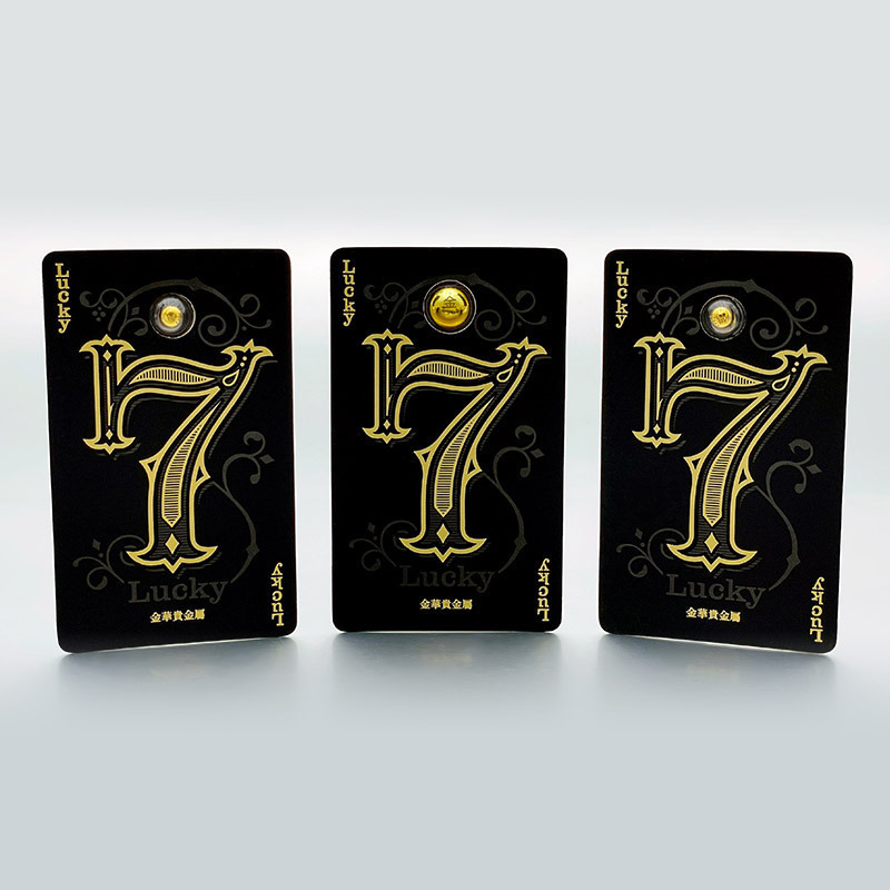 【金華貴金屬】Lucky 7小金豆1台錢 - 燙金檢驗卡裝 9999金塊 幸運七 黃金-細節圖4