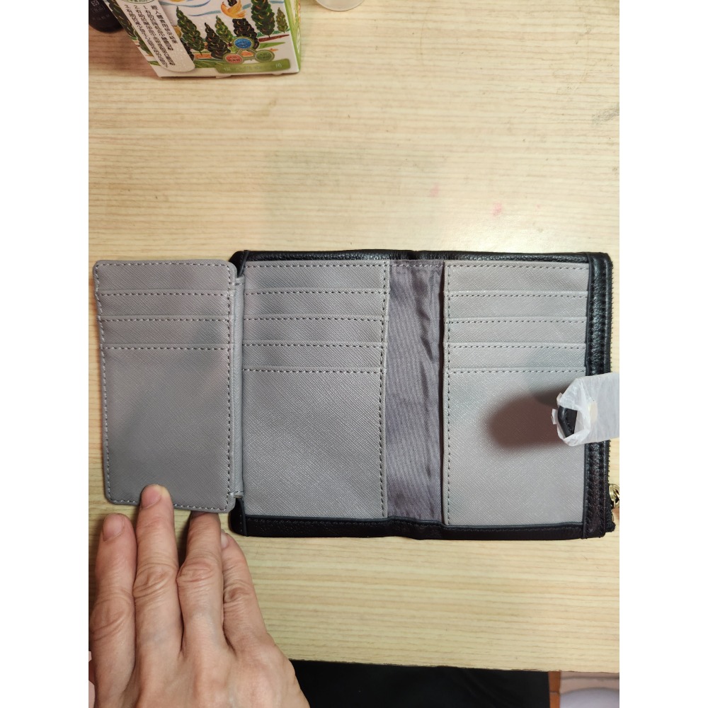 Fossil細腰封中夾（黑）-細節圖4