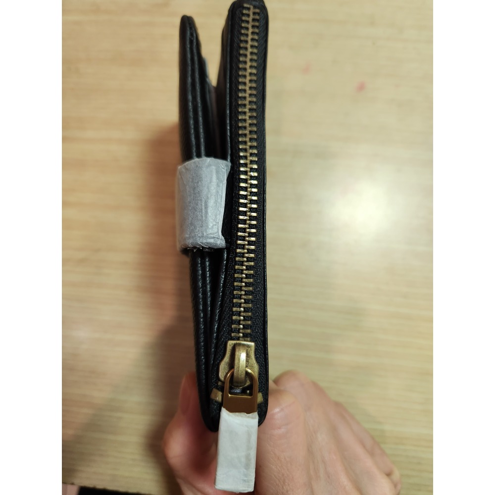 Fossil細腰封中夾（黑）-細節圖5