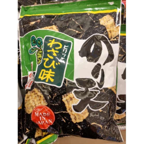 ￼現貨日本進口 芥末 番茄 海鹽 醬油 海苔 天婦羅餅乾 300克