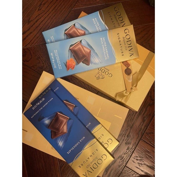 促銷價 GODIVA巧克力磚100g 海鹽/牛奶/黑巧克力/海鹽焦糖 禮物 禮品-細節圖2