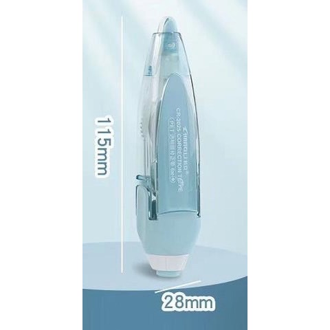 台灣出貨 HANGLI 按壓式修正帶 立可帶 可換替芯 立可貼 按動款 替換芯 修正帶 立可白 PET透明膜帶-規格圖9