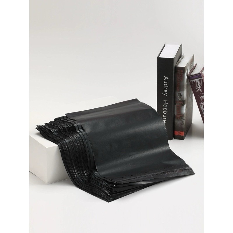 [現貨] 100入 破壞袋 不透光 深灰色PE快遞袋 包裝袋 寄件袋 便利袋 快遞袋 破壞袋-細節圖2