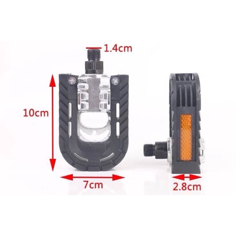 現貨 半鋁合金 自行車 折疊腳踏 折疊車踏板 自行車腳踏 自行車踏板 折疊腳踏板-細節圖3