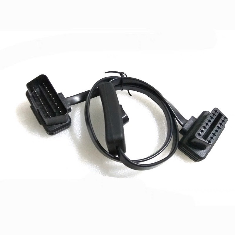 現貨 OBD2 一分二開關延長線 一分二扁線 扁線 帶開關轉接線 一分二開關線 延長線 OBD延長線 開關線 延長線-細節圖7