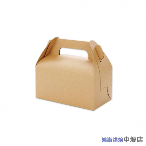 【鴻海烘焙材料】手提餅乾盒 西點盒 小 手提 包裝盒 瑞士捲手提盒 蛋糕盒 麵包盒甜點盒點心盒 蛋糕盒 餅乾盒 手提餐盒