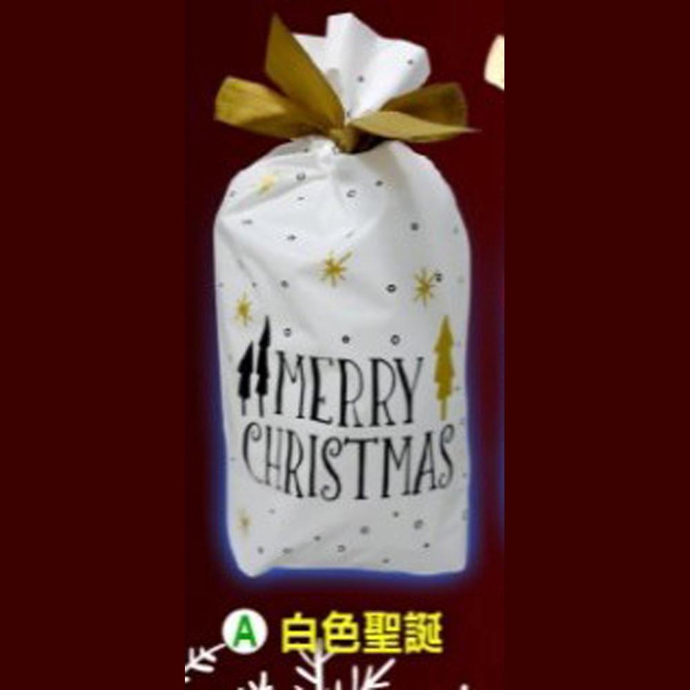 緞帶束口袋-(50入) 包裝 手提袋 禮物袋 束口袋 聖誕節 餅乾袋 糖果袋 西點袋-細節圖2