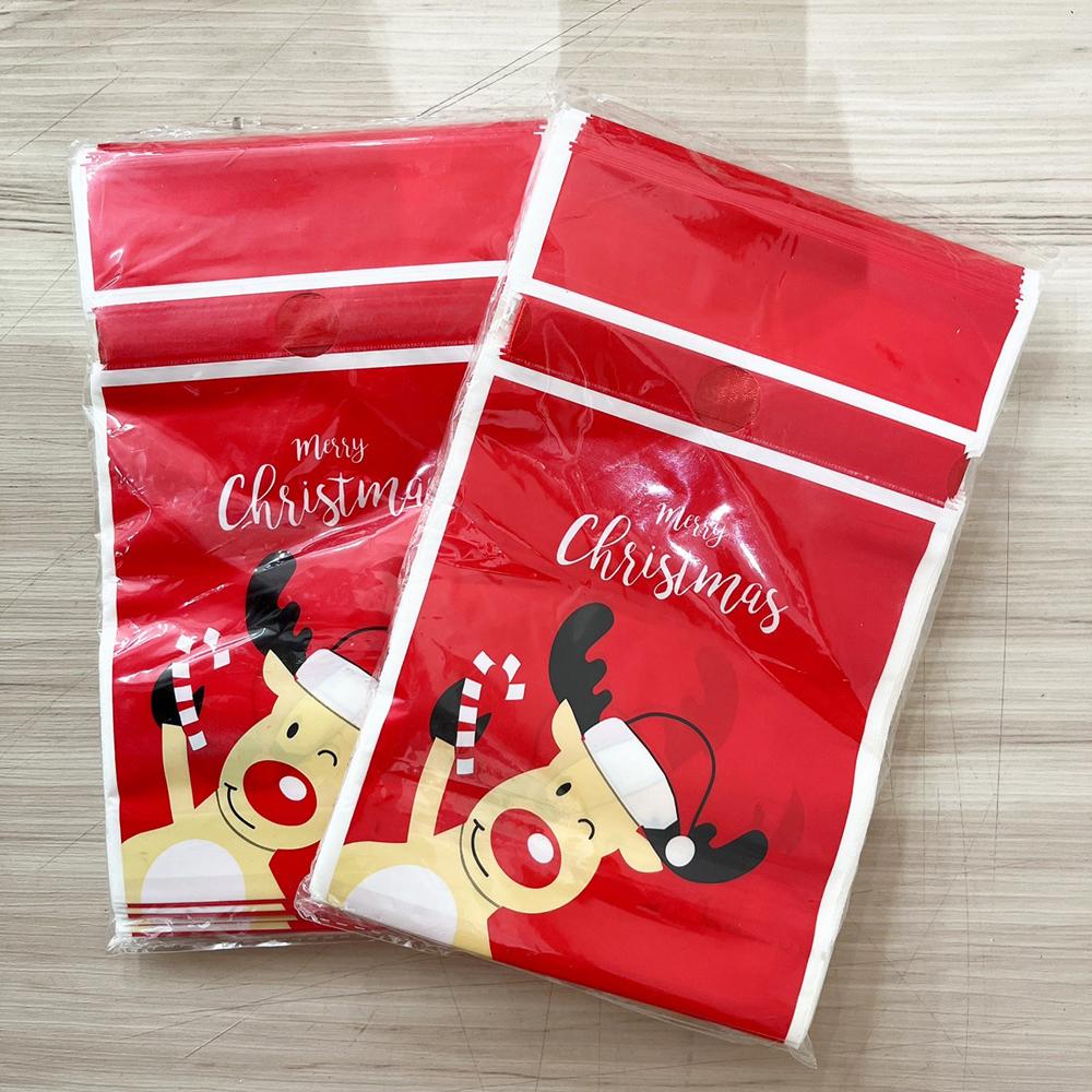 緞帶束口袋-(50入) 包裝 手提袋 禮物袋 束口袋 聖誕節 餅乾袋 糖果袋 西點袋-細節圖9