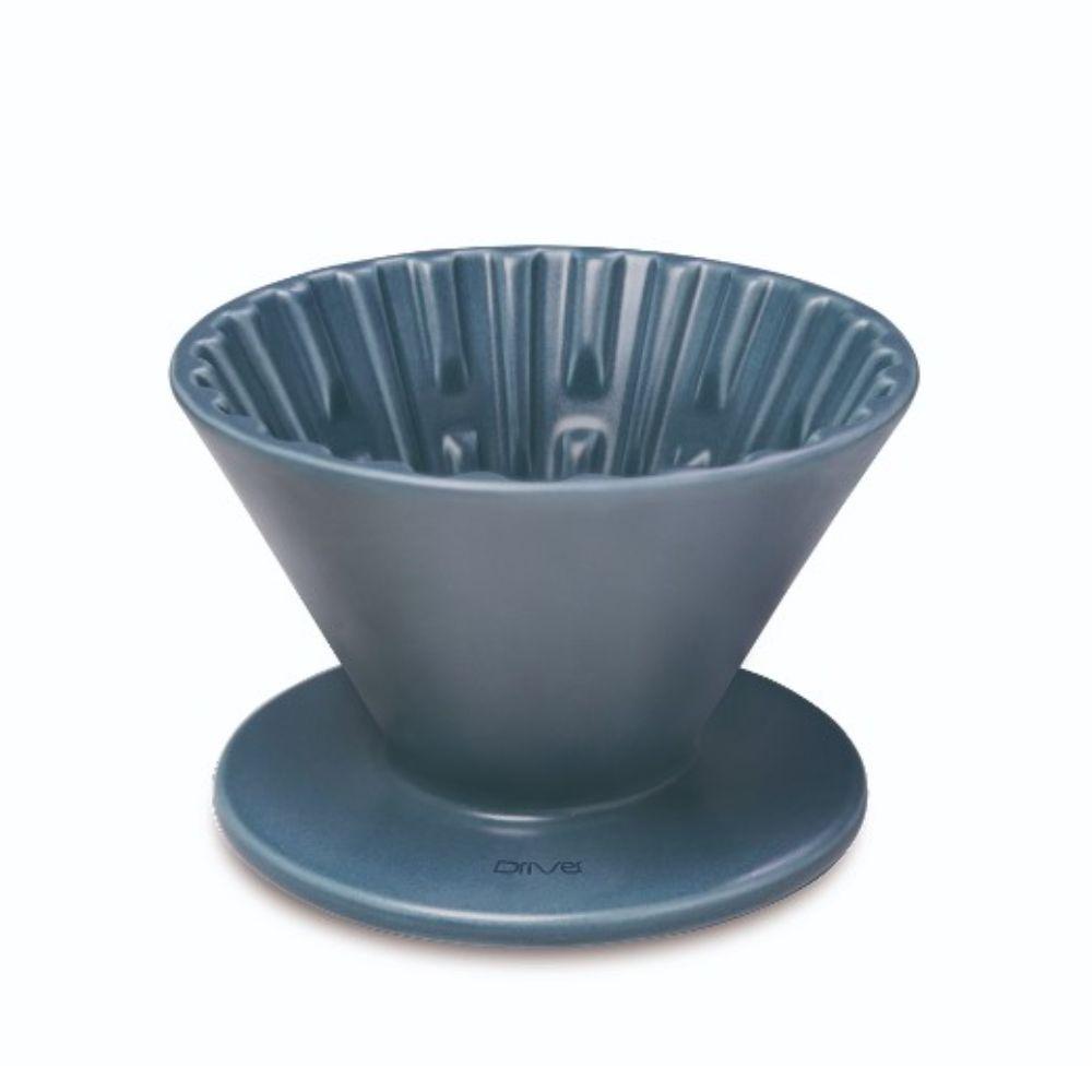 【柚子烘焙材料】Driver竹節陶瓷濾杯1-3cup(灰藍/灰綠)-細節圖5