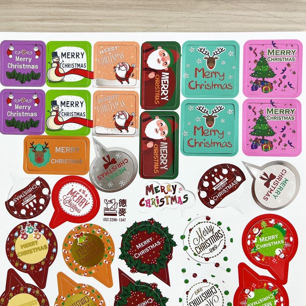 【柚子烘焙材料】NEW聖誕插牌 1張 裝飾 小卡 聖誕節 聖誕插卡 蛋糕插卡-細節圖3