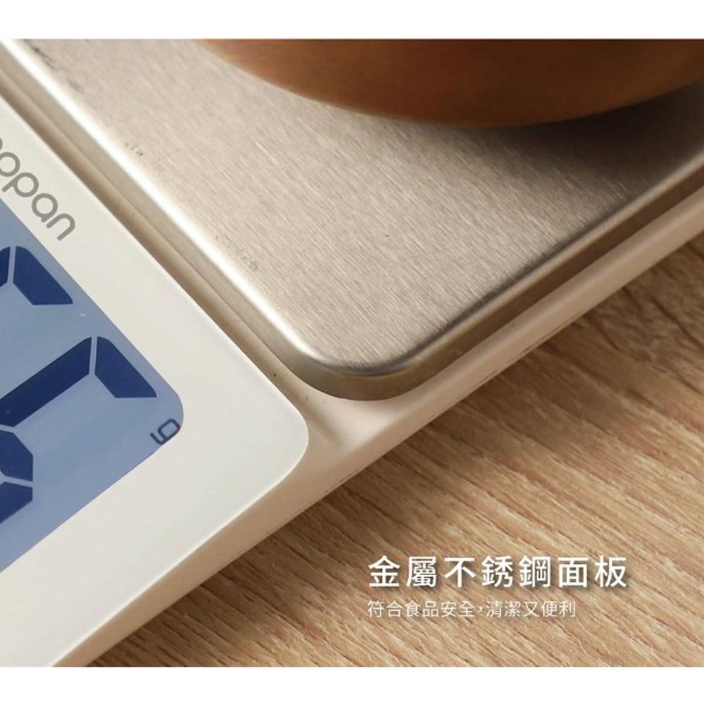 三能 UNOPAN 屋諾 大螢幕 廚房電子秤 3公斤 電子秤 3kg UN00107 白 廚房秤 料理秤(可承重3kg)-細節圖4