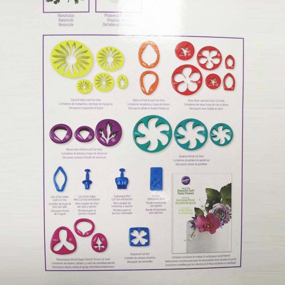 美國 Wilton惠爾通 翻糖押花模28件組 翻糖工具組 翻糖 蛋糕裝飾 翻糖工具 壓花組 印花 切模 美國進口 押花模-細節圖7