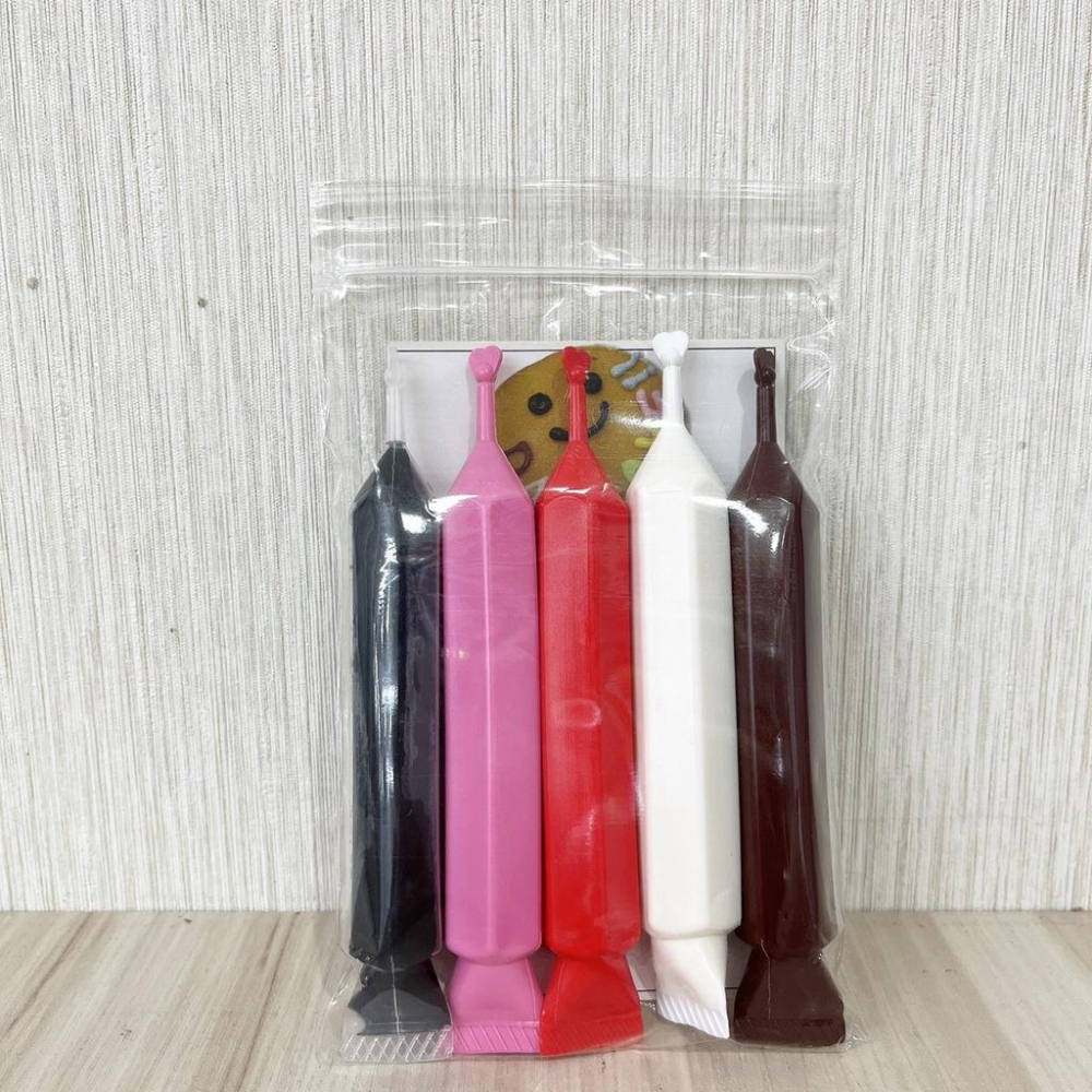 【柚子烘焙材料】日本進口 巧克力風味筆 白/粉紅/黑/紅/巧 12g/包 日本 風味筆 餅乾 蛋糕裝飾 蛋糕 巧克力筆-細節圖2