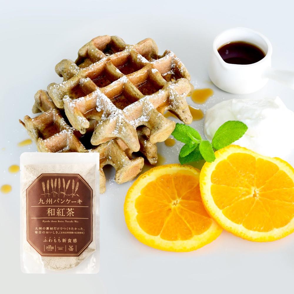 【柚子烘焙材料】日本九州 和紅茶/經典牛奶/七穀原味/薩摩芋/鮮野菜 鬆餅粉 200g 鬆餅粉原味鬆餅-細節圖8