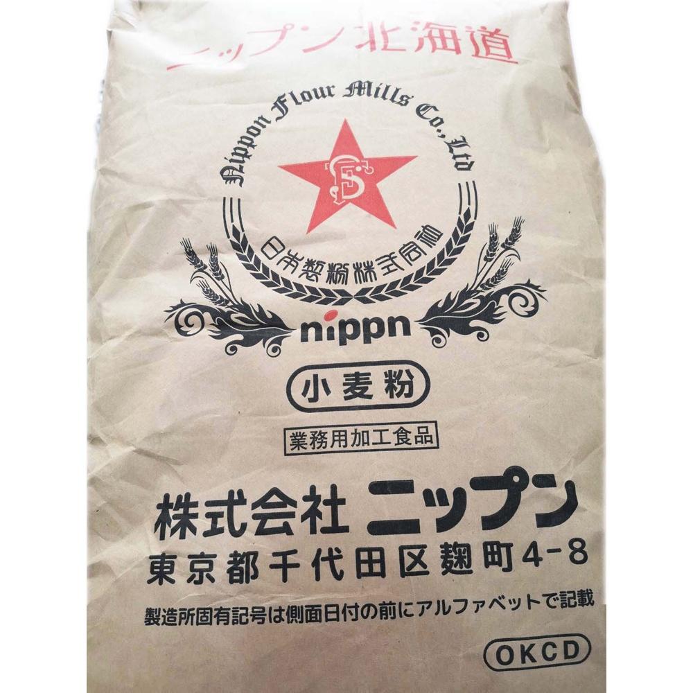 【柚子烘焙材料】NIPPN 日本北海道小麥粉 25kg 中筋麵粉 烏龍麵條 中式麵點-細節圖3