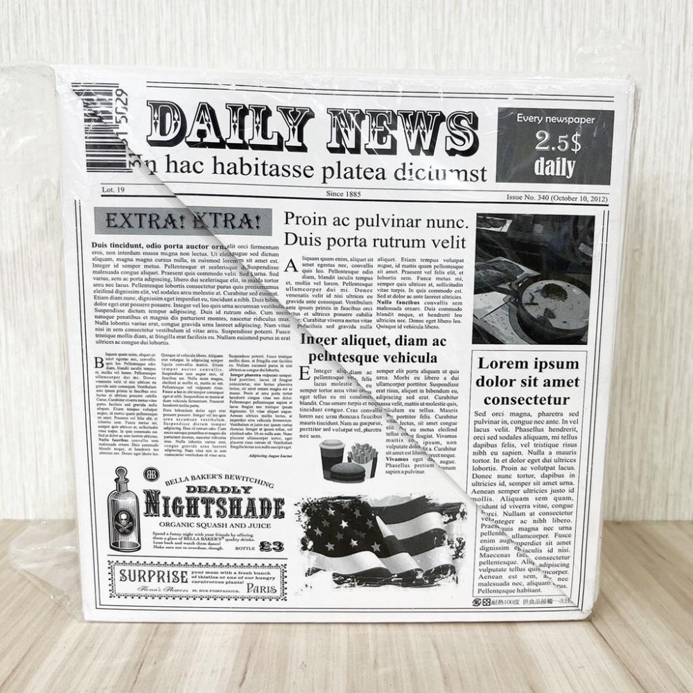 可麗餅杯套 三角杯套 郵報款 100入 可麗餅盒 杯套 三明治 吐司 甜甜圈 雞蛋糕 紅豆餅 三角紙袋 甜甜圈紙袋-細節圖3