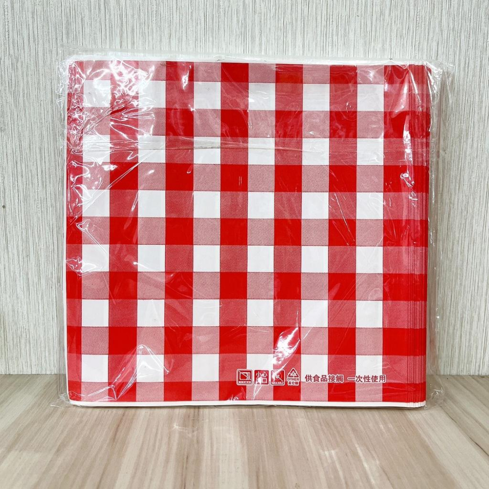 【柚子烘焙材料】L型包裝袋-紅格20CM (100入) 漢堡 貝果 三明治 吐司 甜甜圈 雞蛋糕 紅豆餅-細節圖3