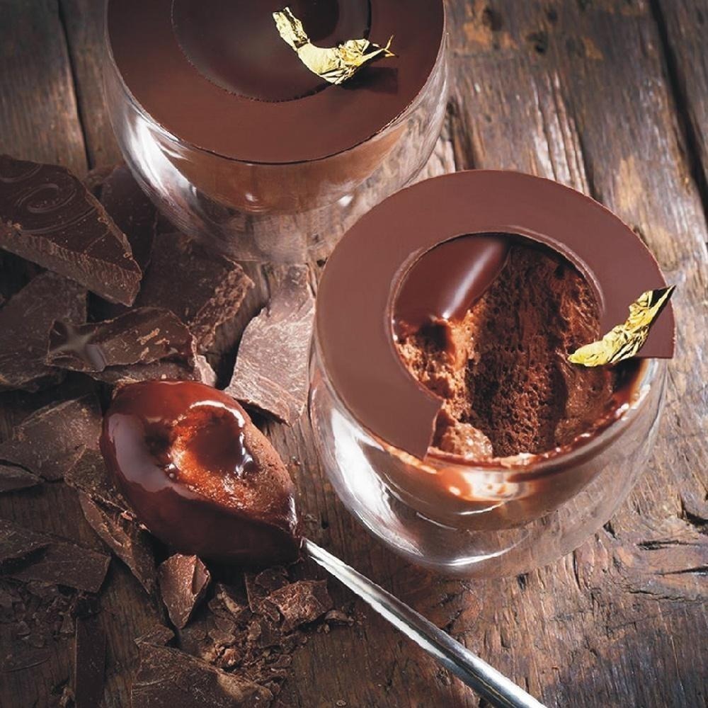 巧克力鈕扣 嘉麗寶54.5%調溫苦甜巧扣 原裝2.5kg 黑巧克力 調溫 烘焙材料 嘉麗寶 苦甜巧克力 冰淇淋 蛋糕-細節圖2