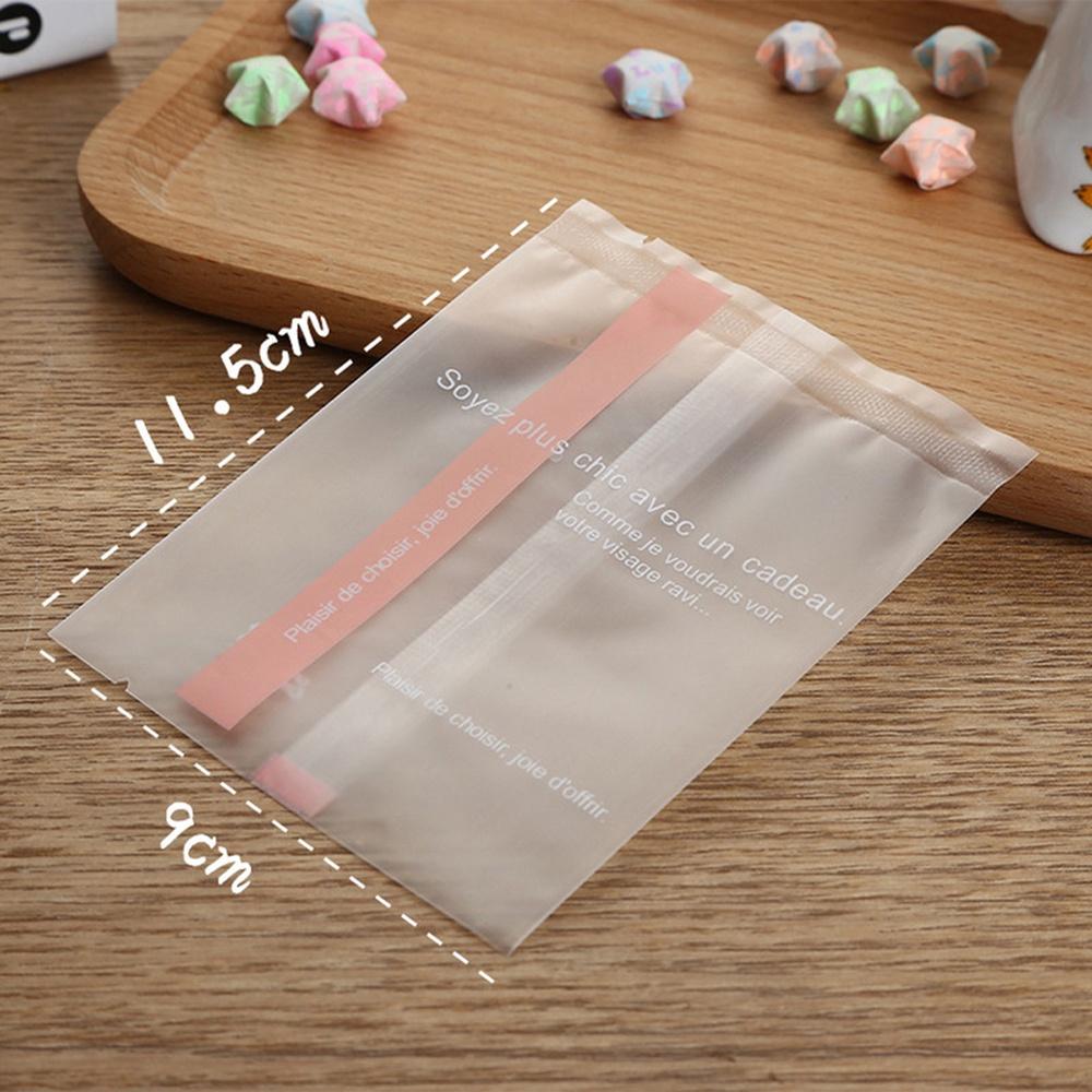 【柚子烘焙材料】法式浪漫條紋機封袋(粉色/綠色9*11.5/100入)包裝袋餅乾袋甜點袋平口袋熱封袋牛軋餅-細節圖2