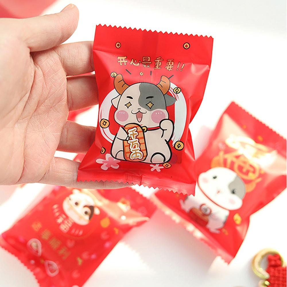 【柚子烘焙材料】奶棗牛軋糖點心包裝袋(7×10cm/100入) 新年款奶棗牛年牛軋糖烘焙點心包裝袋烘焙-細節圖6