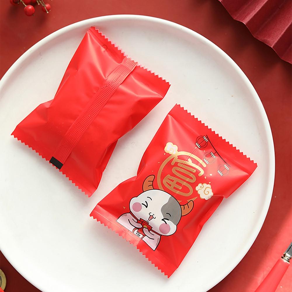 【柚子烘焙材料】奶棗牛軋糖點心包裝袋(7×10cm/100入) 新年款奶棗牛年牛軋糖烘焙點心包裝袋烘焙-細節圖7