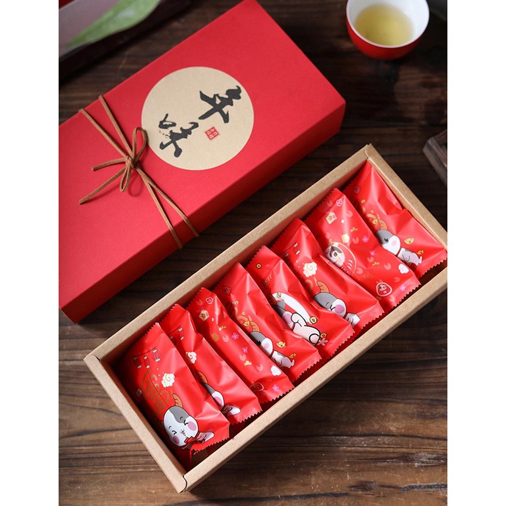 【柚子烘焙材料】奶棗牛軋糖點心包裝袋(7×10cm/100入) 新年款奶棗牛年牛軋糖烘焙點心包裝袋烘焙-細節圖8