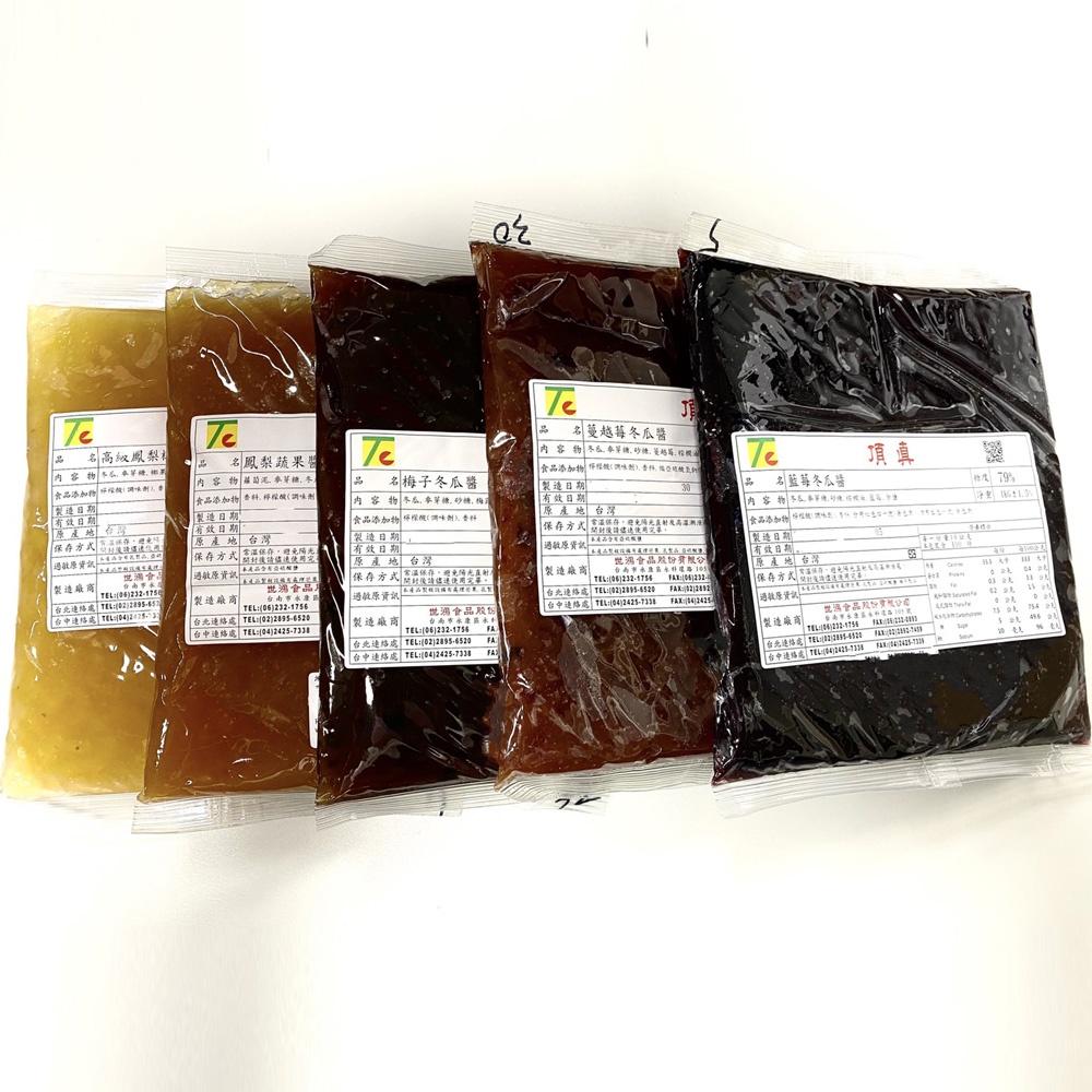 【柚子烘焙材料】高級鳳梨椰果蔬果醬1kg-細節圖4