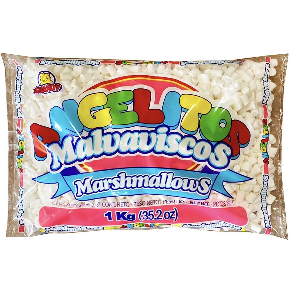 【柚子烘焙材料】馬拉熊棉花糖 1kg 豬膠 迷你白棉花糖1公分 特大棉花糖 2.5cm棉花糖 香草味  牛軋餅 雪Q餅-細節圖3