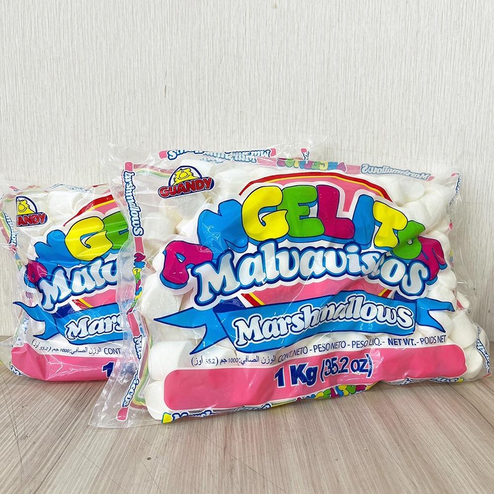 【柚子烘焙材料】馬拉熊棉花糖 1kg 豬膠 迷你白棉花糖1公分 特大棉花糖 2.5cm棉花糖 香草味  牛軋餅 雪Q餅-細節圖9