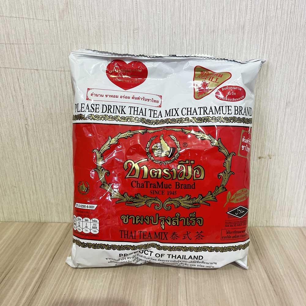 【柚子烘焙材料】手標紅茶粉400g CHATRAMUE  泰式奶茶  泰式紅茶 泰奶 手搖飲 紅茶粉 泰式茶粉 泰國紅茶-細節圖3