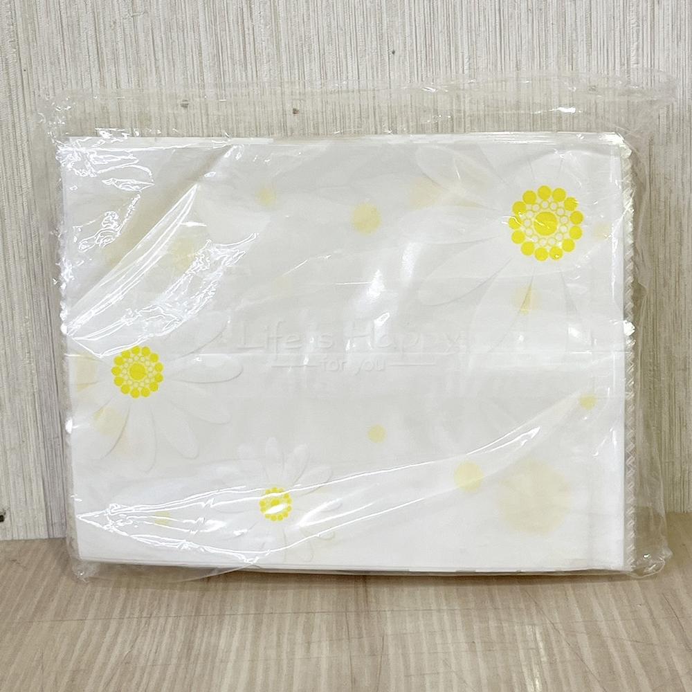 【柚子烘焙材料】10*13.5平面餅乾袋-小雛菊100入 包裝袋 餅乾袋 甜點袋 封口袋 餅乾甜點 糖果包裝袋 小花圖案-細節圖2