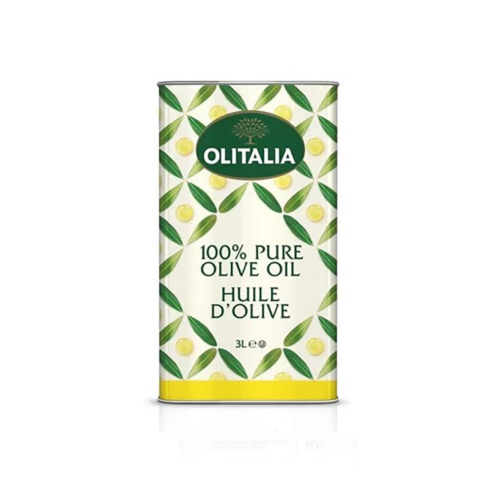 【柚子烘焙材料】OLITALIA 奧利塔 純橄欖油/特級初榨橄欖油 3L 橄欖油 初榨橄欖油 涼拌 原裝-細節圖2