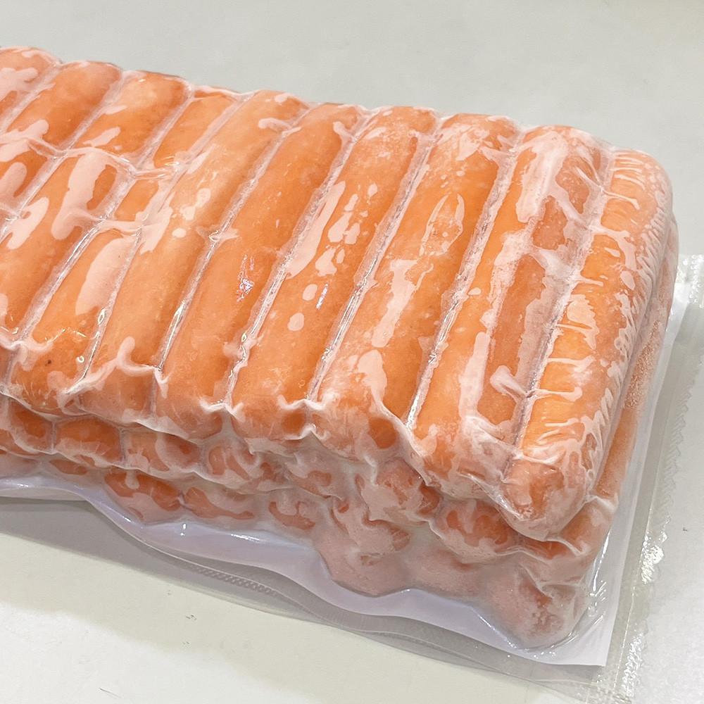 【柚子烘焙材料】紅政小熱狗 50條 1kg  (冷凍) 冷凍食品 小熱狗 早餐店 熱狗 炸物 美式炸物-細節圖5