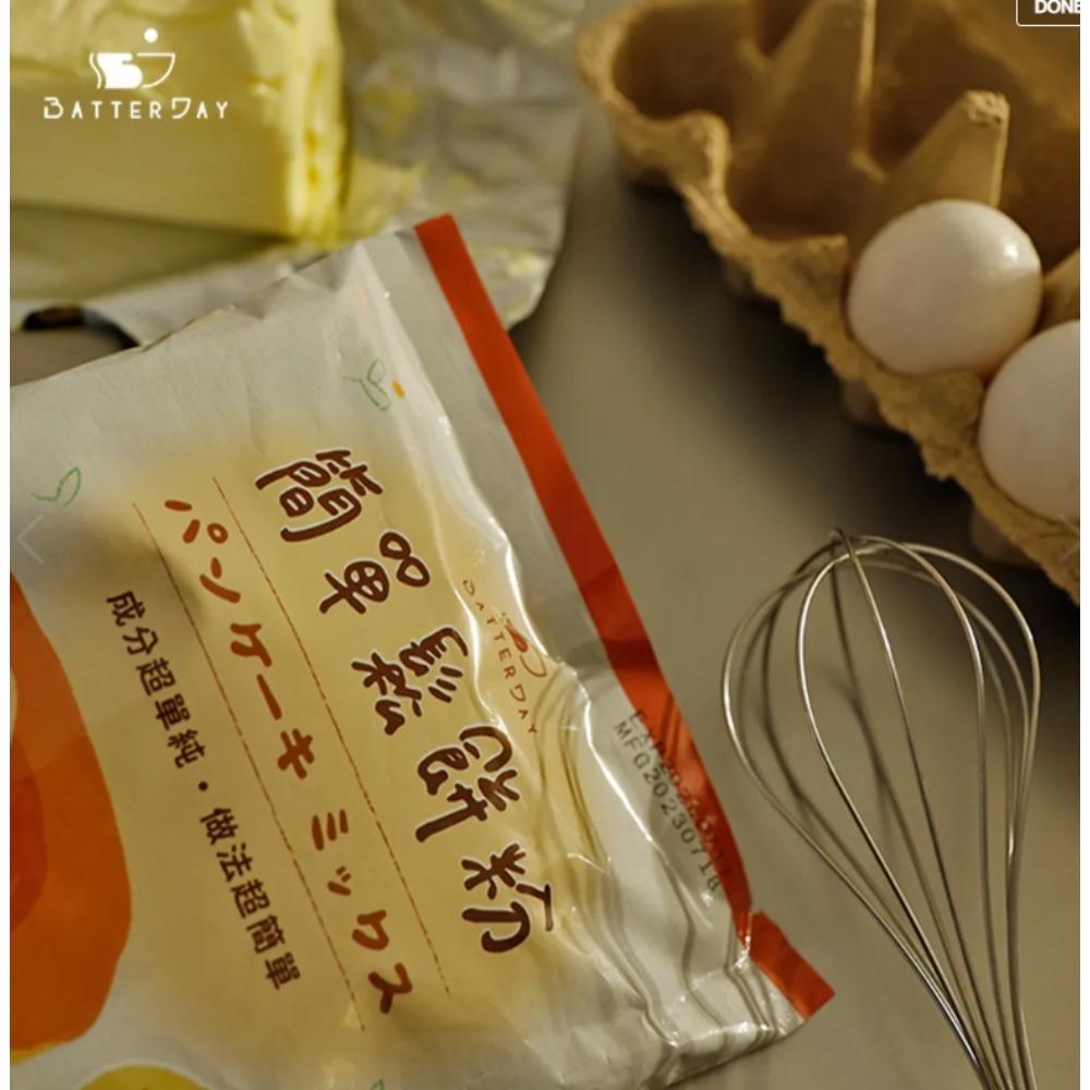 【柚子烘焙材料】BatterDay焙日 簡單鬆餅粉 原味 200g*3入 DIY鬆餅 鬆餅粉 成分超單純 做法超簡單-細節圖4