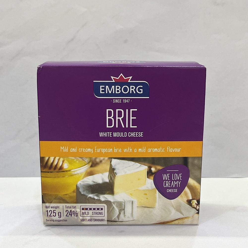 【柚子烘焙材料】 Emborg 安博格 布利乳酪125g(冷藏)起司點心配酒點心 紅酒起司 起司盤 軟質起司 三明治沙拉-細節圖3