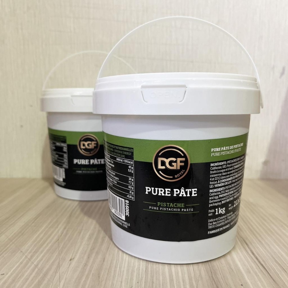 【柚子烘焙材料】100%開心果醬 1kg 純果醬 純開心果醬 法國 DGF狄吉富 法國純開心果醬 開心果醬 烘焙 抹醬-細節圖4