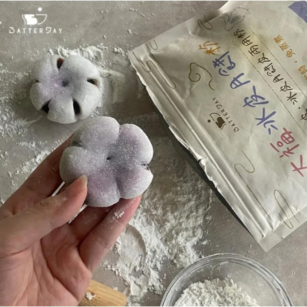 【柚子烘焙材料】BatterDay焙日 大福冰皮月餅兩用粉 500g 大福 月餅 大福冰皮月餅 預拌粉 DIY烘焙粉-細節圖2
