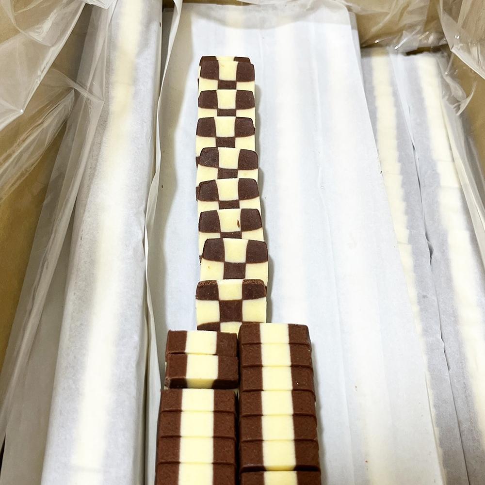 馬賽克曲奇切片 5kg(冷凍) 馬賽克曲奇 餅乾 點心 下午茶 切片 半成品 冷凍 曲奇切片 冷凍麵團 小餅乾 零食-細節圖3