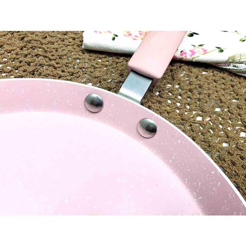 【柚子烘焙材料】三箭牌 千層糕鍋 22公分(加底)大理石不沾 炒鍋 平底鍋 可麗餅鍋 烘焙鍋具 三箭牌 MIY-122S-細節圖6