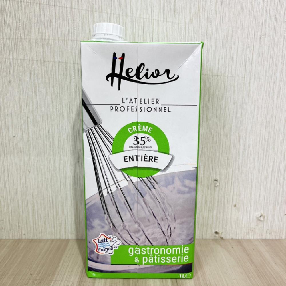 【柚子烘焙材料】<特價>法國艾樂歐Helior鮮奶油 1L(冷藏)動物性鮮奶油35% 鮮奶油 料理 最佳打發比例 烘焙-細節圖3