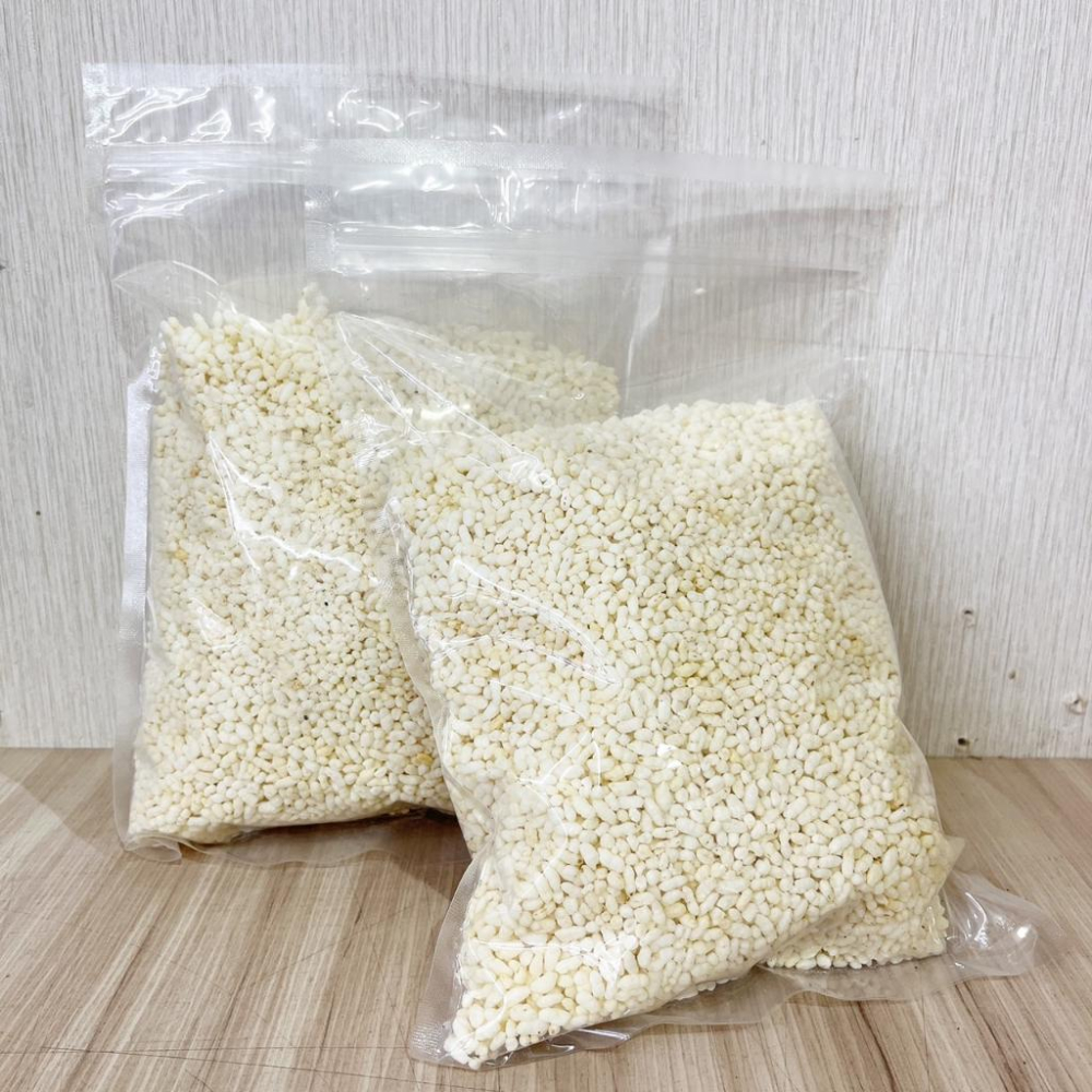 【柚子烘焙材料】爆米香 米果粒 300g 爆白米粒 米果 米香 米香粒 無糖無油無添加 蓬萊米香粒 裝飾 烘焙用爆米香-細節圖4