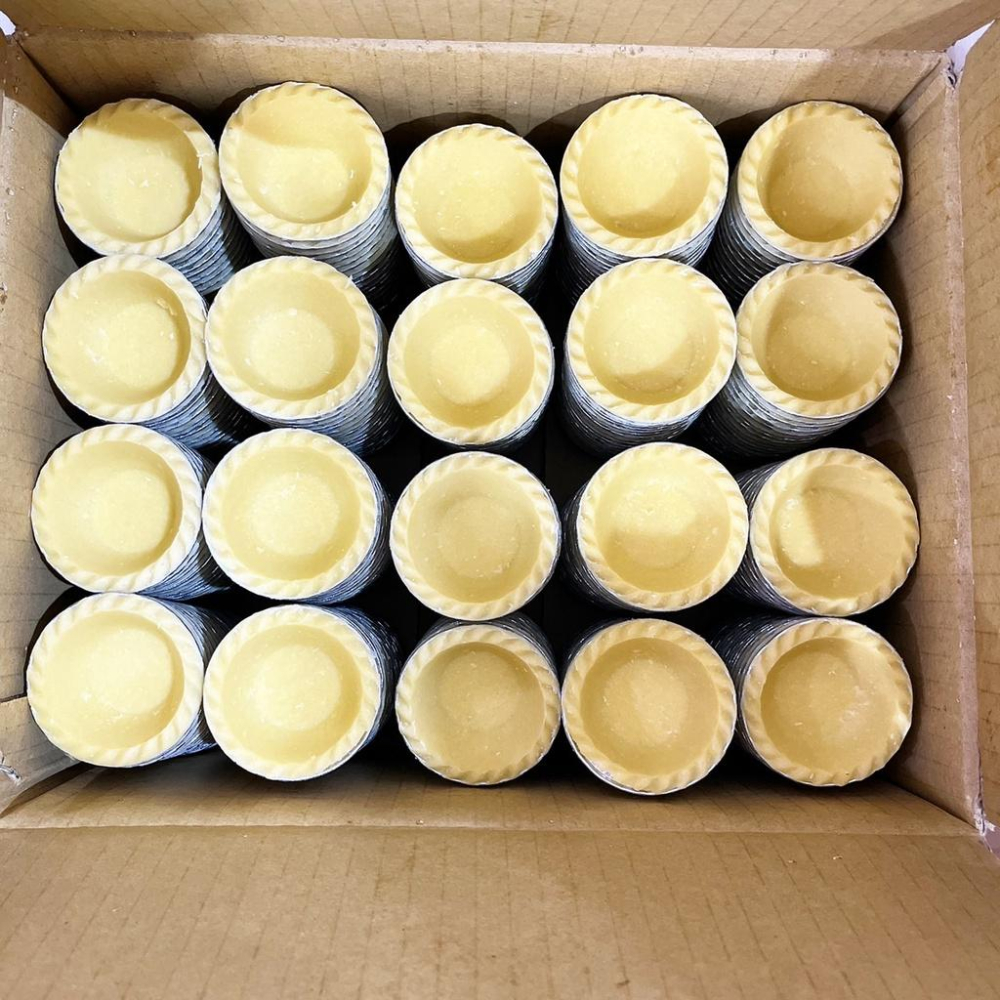 【柚子烘焙材料】冷凍蛋塔皮 台式蛋塔 202蛋塔皮 小(6cm)300入/箱 冷凍塔 水果塔 蛋塔 冷凍塔皮酥皮 蛋塔皮-細節圖4