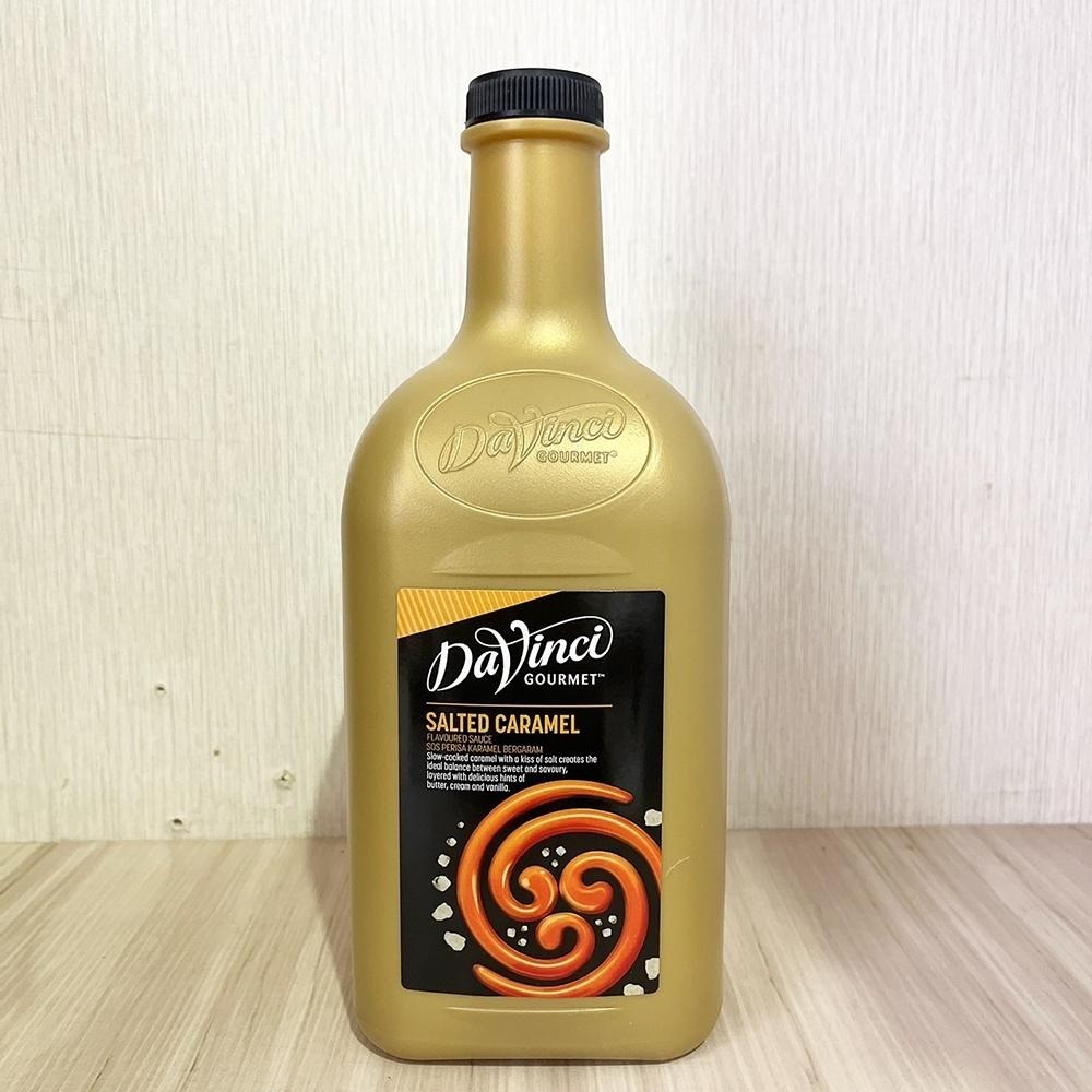 【柚子烘焙材料】DaVinci 達文西焦糖淋醬 海鹽焦糖風味淋醬 2L 達文西 焦糖淋醬 鬆餅甜點 冰淇淋 飲品 冰品-細節圖5
