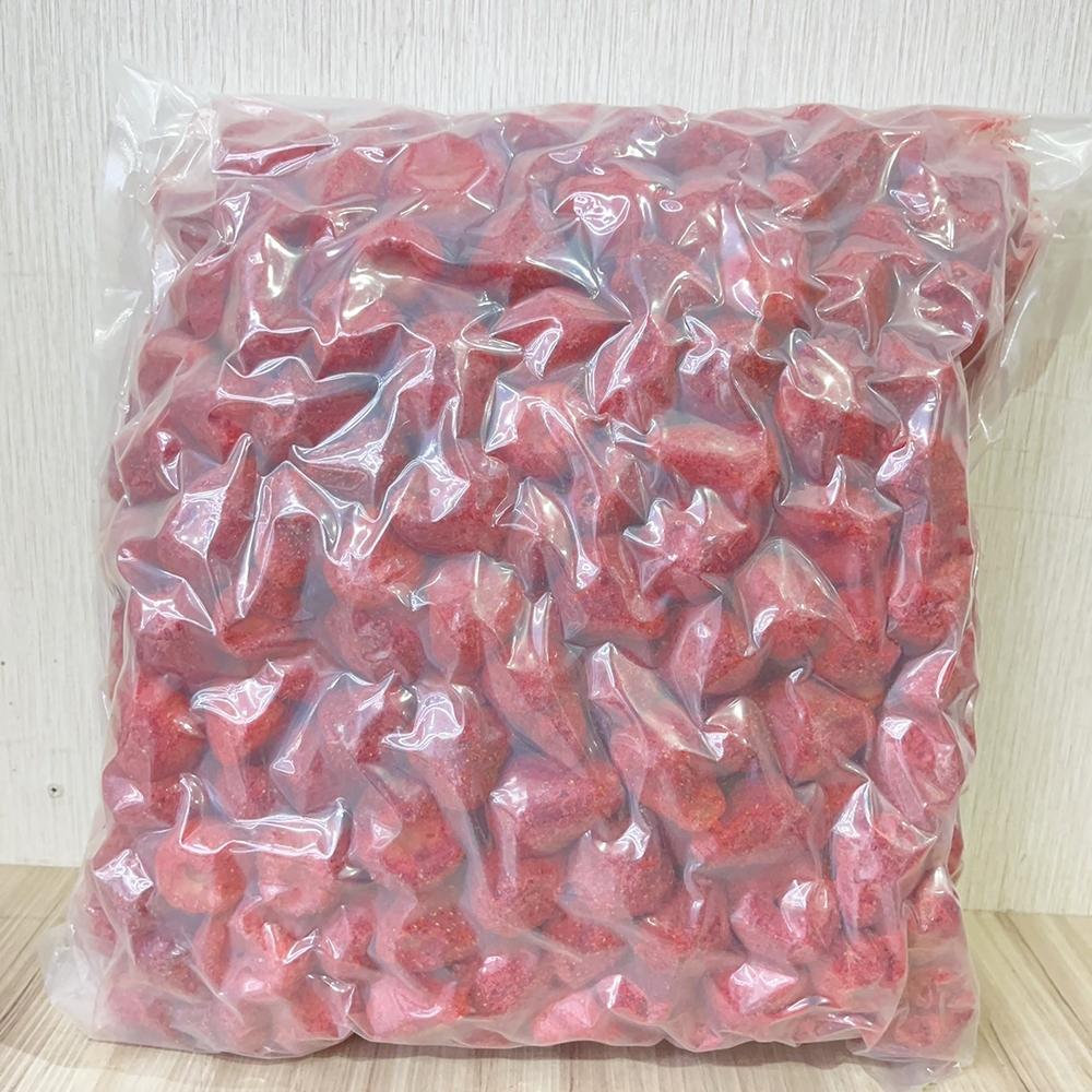 【柚子烘焙材料】韓國草莓凍乾 1kg 水果乾 可直接當零食吃 南大門草莓脆 紅鑽凍乾 草莓乾 草莓 雪Q餅 草莓脆乾-細節圖2