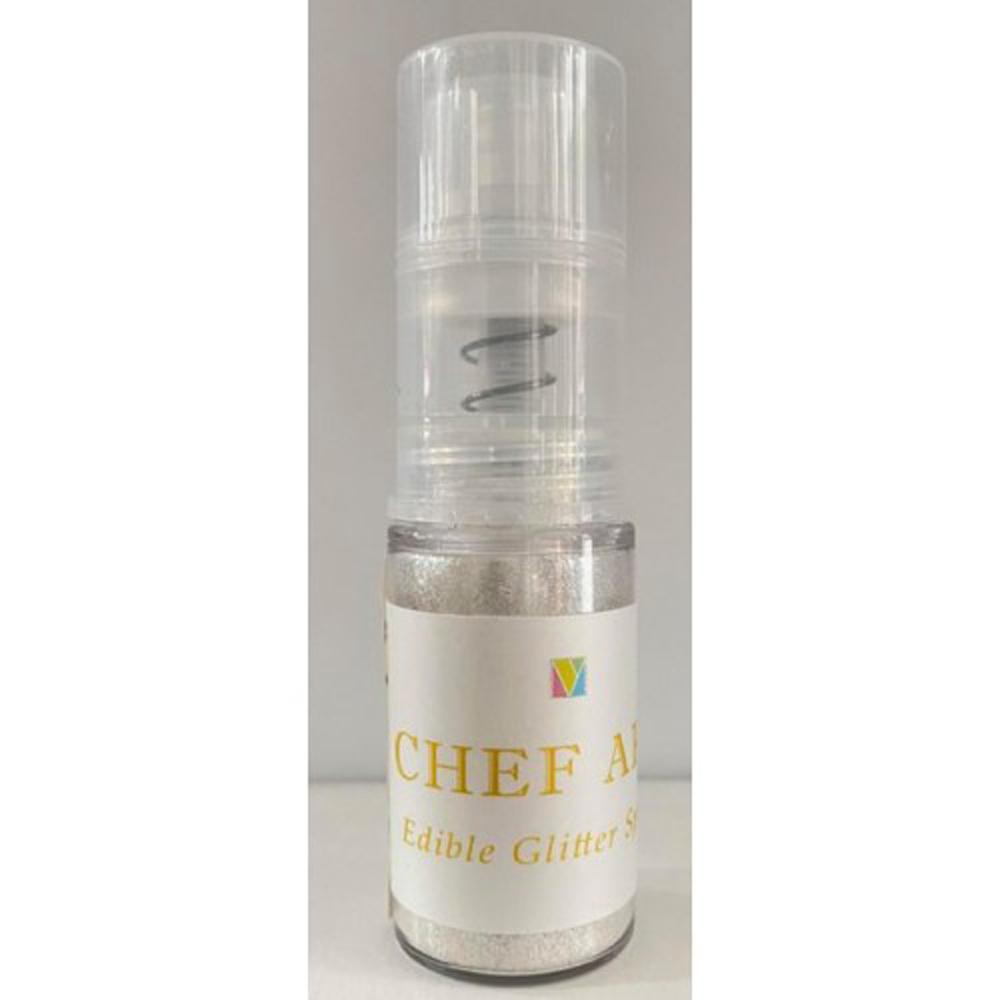 【柚子烘焙材料】噴式亮粉 CHEF ART噴式亮粉  2.3g 金色/銀色 食用 金粉 銀粉 乾粉噴霧瓶 附著力佳 烘焙-細節圖6