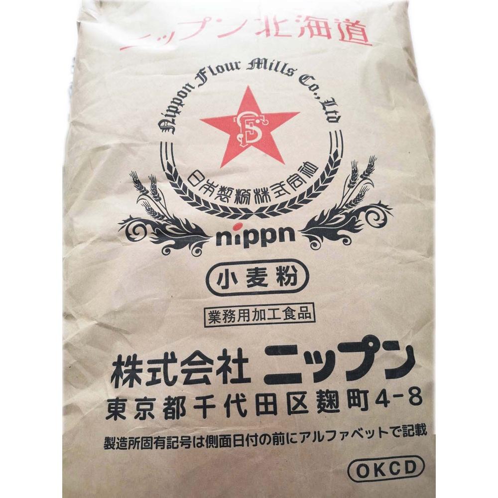 【柚子烘焙材料】日本製粉 北海道小麥粉 中筋麵粉 25kg 日本NIPPN 北海道 小麥粉 中筋麵粉 中式麵點 烏龍麵條-細節圖3