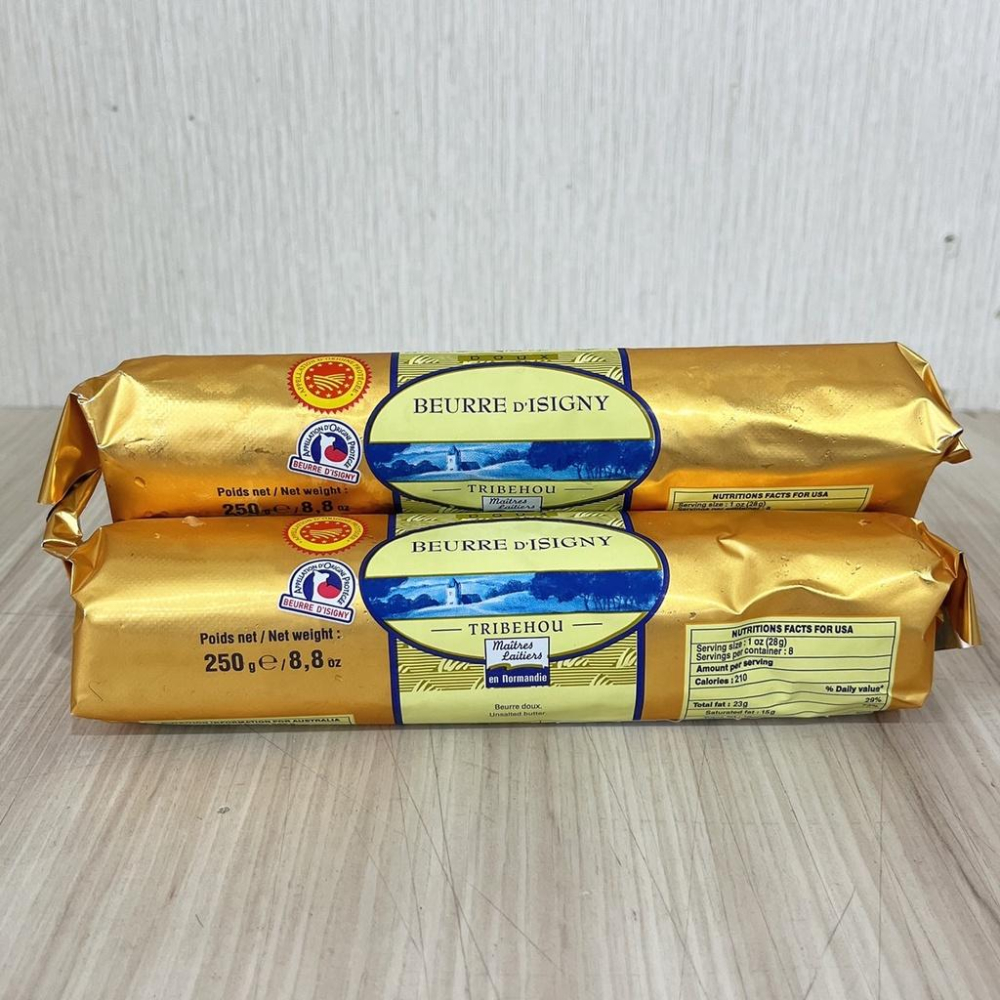 【柚子烘焙材料】法國米歇爾城堡AOP無鹽發酵奶油 250g(冷凍) 無鹽 奶油 法國 無鹽發酵奶油  奶油條-細節圖3